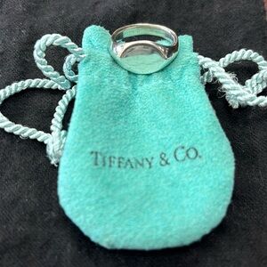 Tiffany and Co. Sterling silver signet ring